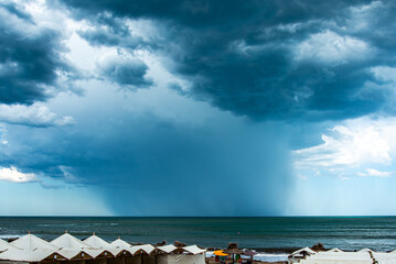 Summer storm over the sea - Mar del Plata, Argentina