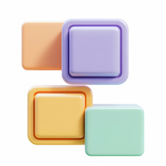 A icon in a 3D style