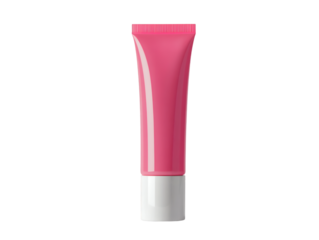 Lip gloss tube isolated on transparent background