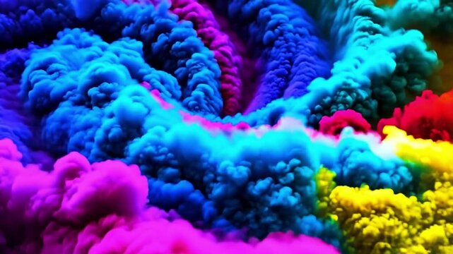 ,Colorful swirling smoke animation, ideal for enhancing logos and graphics with a dynamic and vibrant touch,
