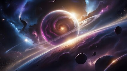 Obraz premium Galaxy, space, universe