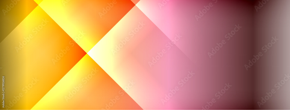 Poster colorful gradient with lines made of shadow and light. creative background