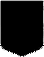 black and white frame crest