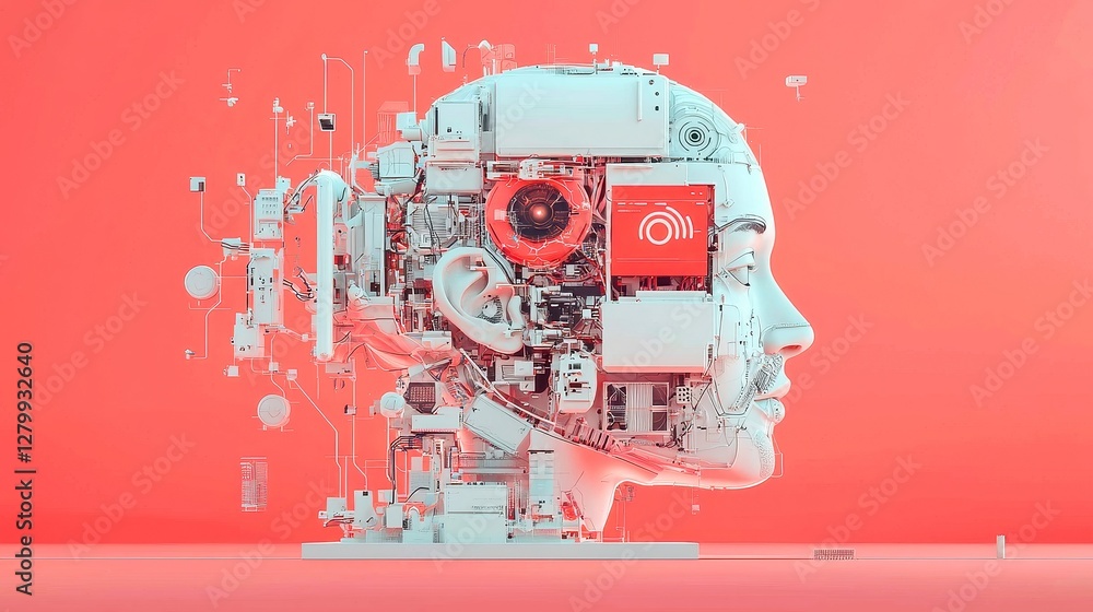 Poster transparent ai guide, an intuitive tool for policymakers and developers, featuring clean vector visu