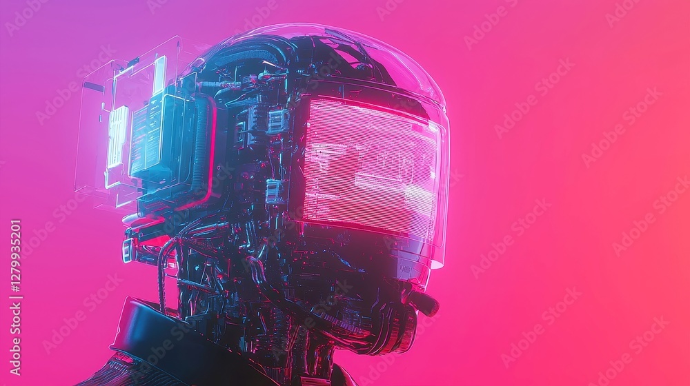 Poster ai transparency enforcer, a sleek tool promoting clarity in ai systems, features a minimalist aesthe