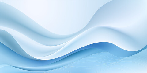 Fototapeta premium Soft blue waves create a calming and serene abstract background for designs.