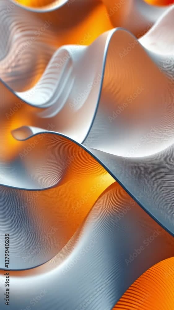 Aufkleber abstract waves of light and shadow: a mesmerizing play of texture and color