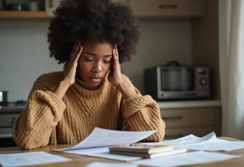 woman with headache