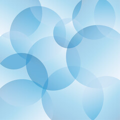 background combination of thin round shapes with gradient blue