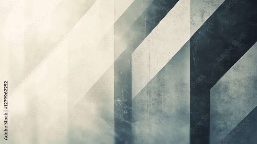 Poster Abstract Geometric Background with Diagonal Lines and Textured Surface