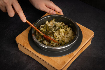 Korean Vegetable Rice Dish