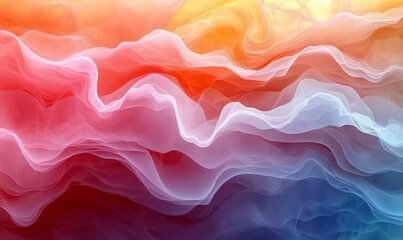 Obraz premium Smoky Colors Background, Generative AI