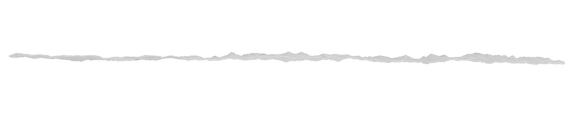 ripped torn paper edges isolated with clipping path on black background