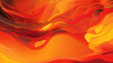 Gradient Fiery crimson blending into copper orang - Abstract Modern Background 04