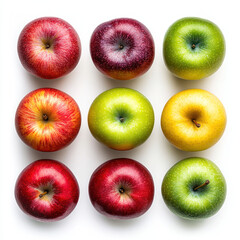 set of apples