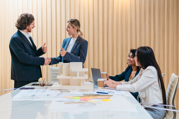 Architecture Team Discussing Sustainable Building Design