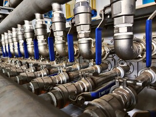 industrial pipes and valves