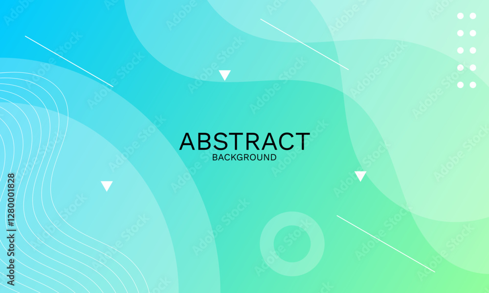 Poster modern gradient background with abstract geometric design elements