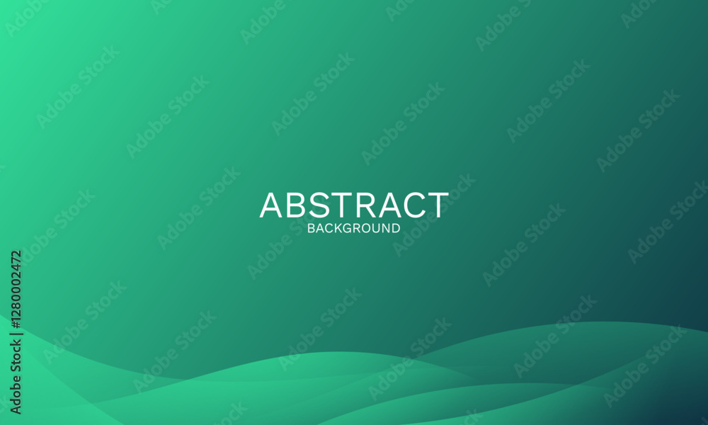 Aufkleber sophisticated teal gradient backdrop with flowing smooth lines