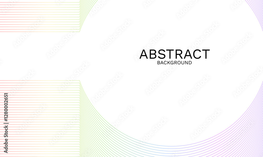 Poster minimalist wave lines gradient color background for presentation design