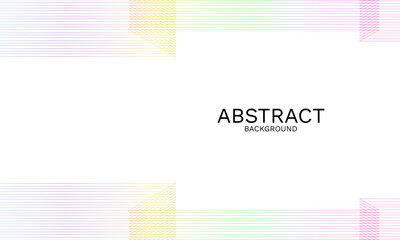 Geometric spectrum lines on bright backdrop for modern presentations