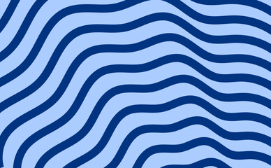 Abstract blue wavy line pattern, water inspired, calming and elegant