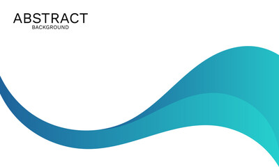 Aquatic Wave Gradient Flow Modern Design Backdrop for Presentations