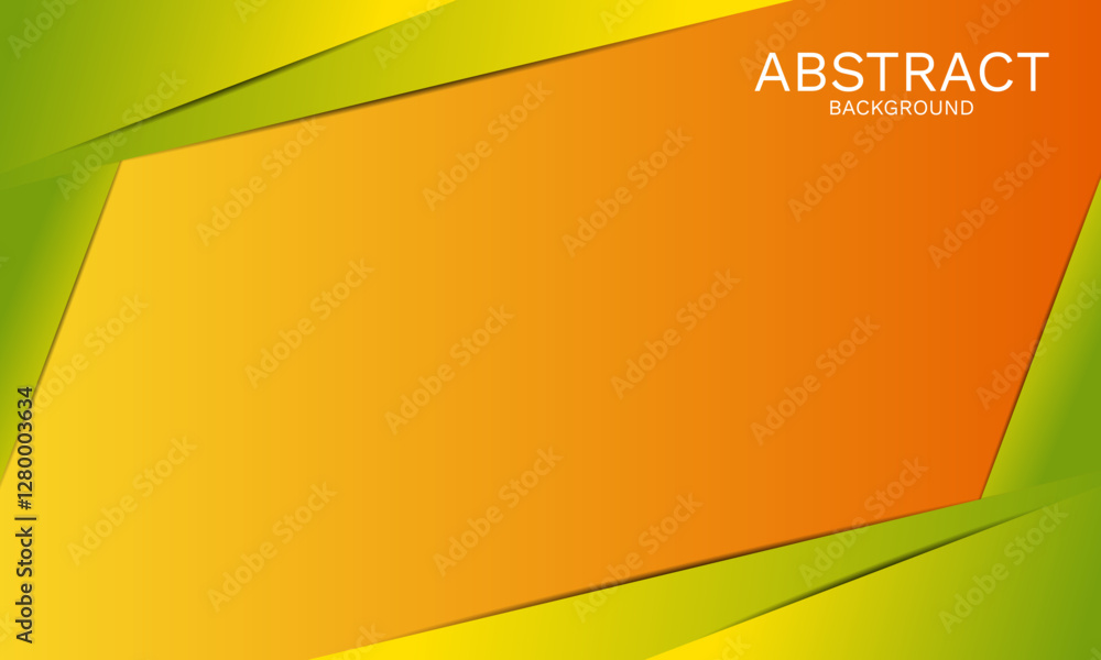 Poster vibrant geometric presentation backdrop with layered color fields