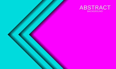Vivid angular abstract with playful teal and magenta dynamic gradient
