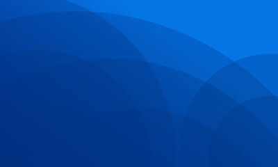 Elegant Blue Abstract Background with Smooth Dynamic Curves