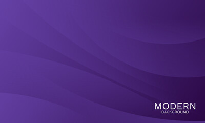 Elegant purple Abstract Background with Smooth Dynamic Curves