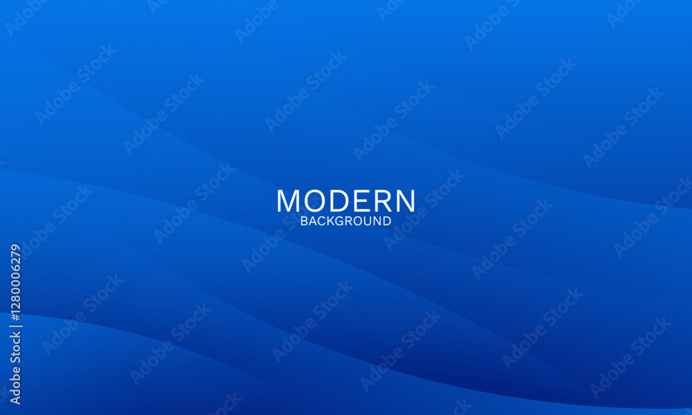 Aufkleber elegant blue abstract background with smooth dynamic curves