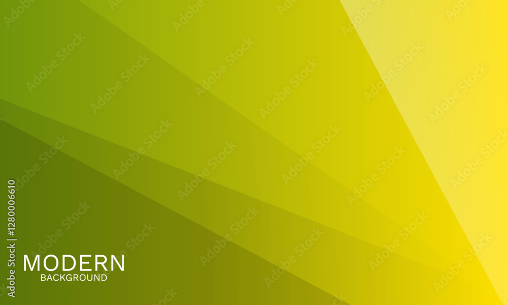 Poster green and yellow gradient abstract background with lines