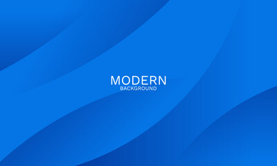 Elegant Blue Abstract Background with Smooth Dynamic Curves