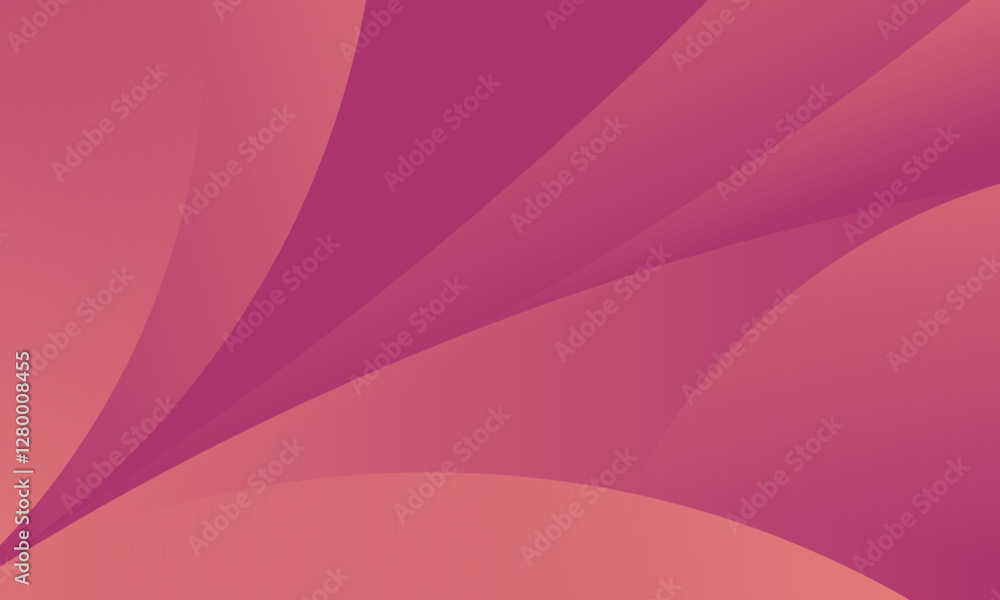 Poster elegant pink abstract background with smooth dynamic curves