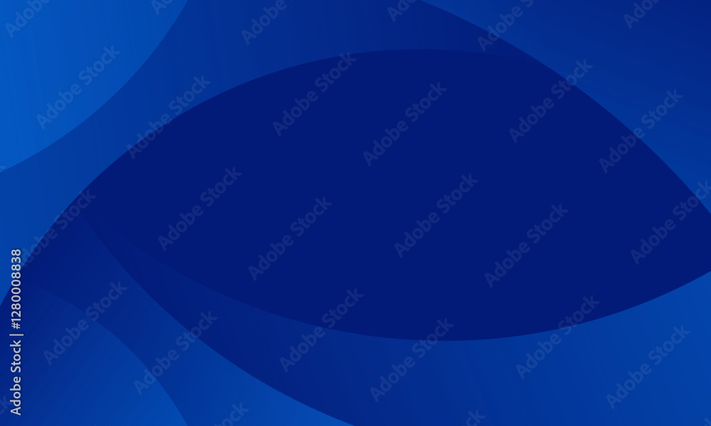 Poster elegant blue abstract background with smooth dynamic curves