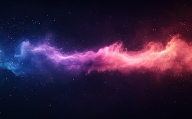 Obraz premium Colorful Cosmic Nebula with Bright Stellar Clouds and Dazzling Starry Background in Deep Space Imagery for Science Fiction and Astronomy Themes