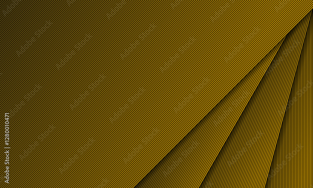 Poster abstract background with golden lines