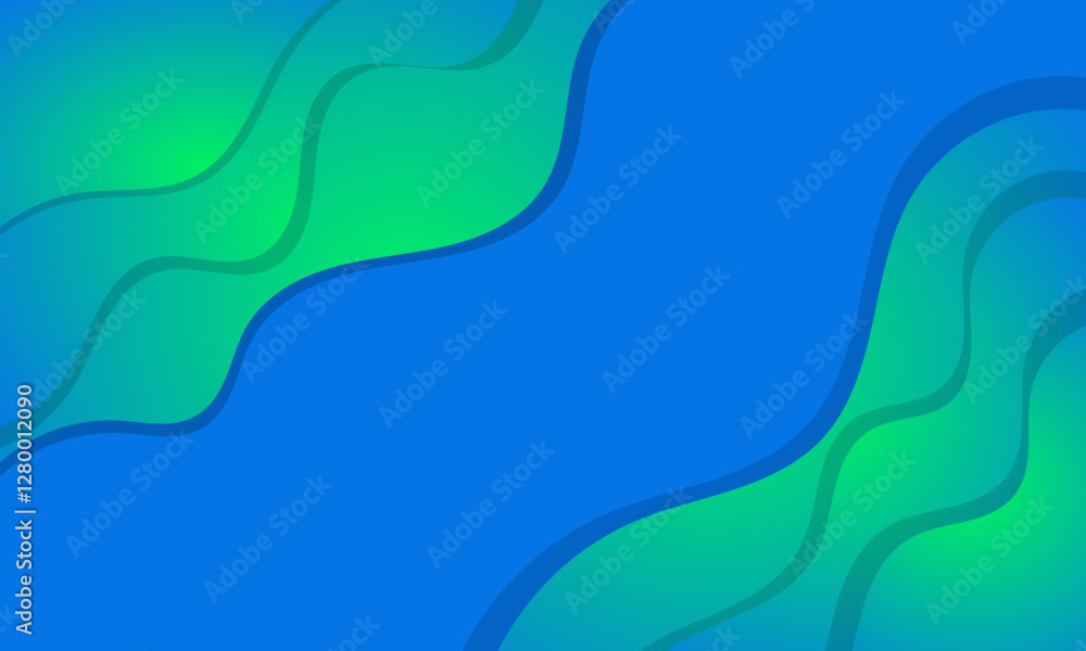 Poster abstract fluid gradient background with wavy shapes and vibrant colors