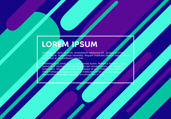 Vibrant abstract background with geometric shapes and space for text