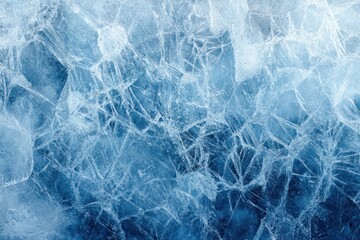 Abstract blue ice texture background.