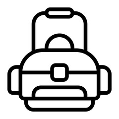 Bag Sport Line Icon
