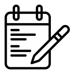 Note Line Icon