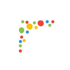 confetti corner decoration