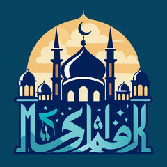 taj mahal vector illustration