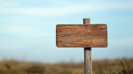 Naklejka premium 木製の案内板_3