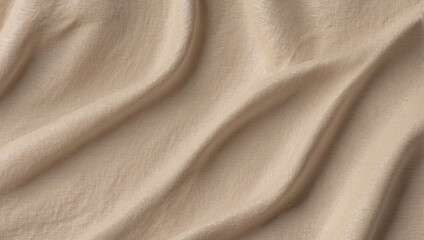 Warm Beige Linen Texture with Natural Elegance