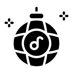 Light Ball Solid Icon