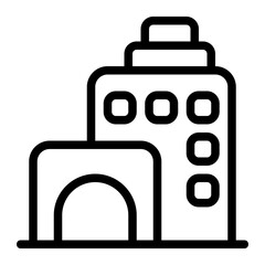 Lodging Line Icon