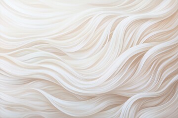 Abstract white flowing texture with soft, wavy strands. Perfect for backgrounds, beauty, fashion, and design projects. Stylish, modern, and elegant composition